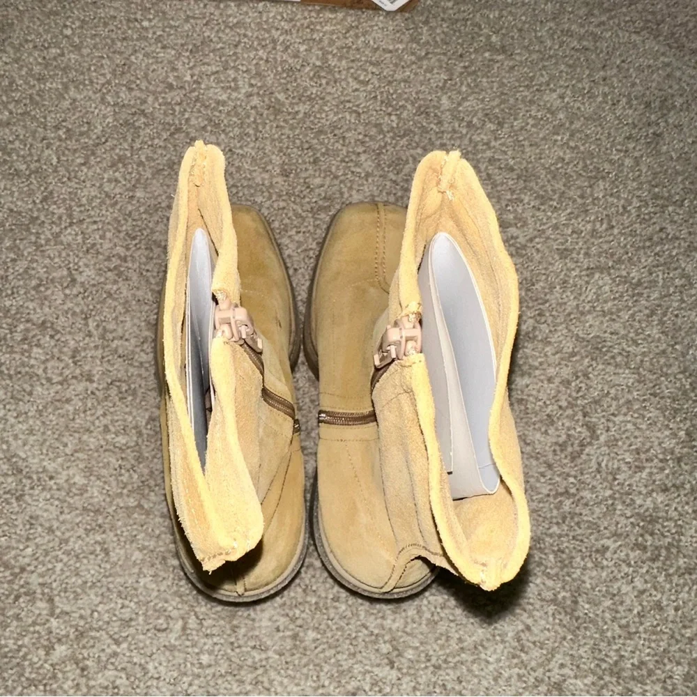 FREE PEOPLE Suede Platform Boots